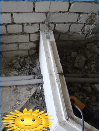 Installation of a partition made of gypsum tongue-and-groove plates