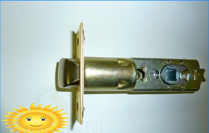 Installing a door handle-lock in an interior door
