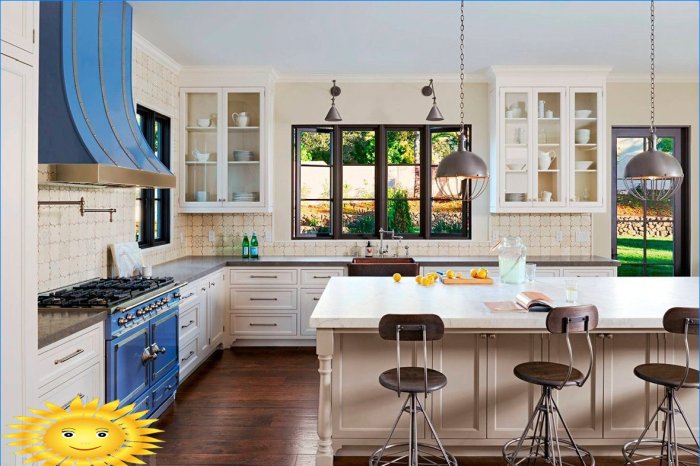 Kitchen in different interior styles: photo selection