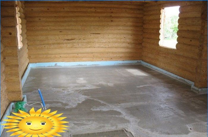 Screed for wooden floors