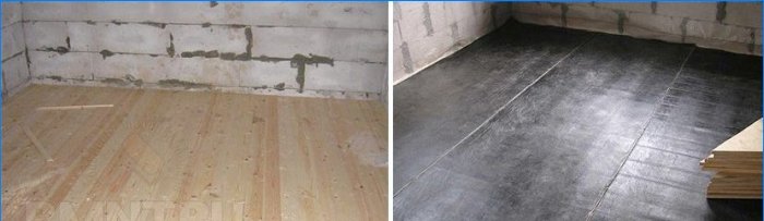 Waterproofing wooden floor