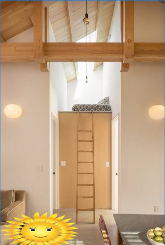 Loft bed for adults: photo examples