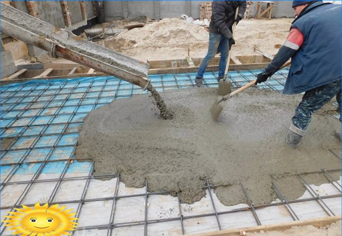 Monolithic works: how to choose, order, deliver and pour concrete