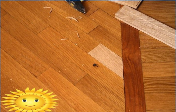 Parquet floors: do-it-yourself parquet repair and restoration