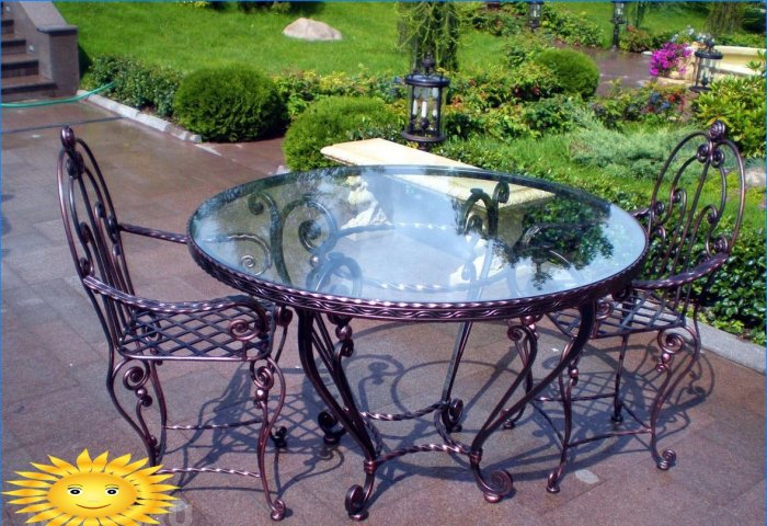 Unusual garden furniture