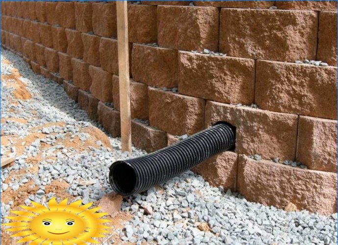 Retaining wall on the site: device technology and do-it-yourself calculation