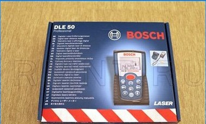 Laser rangefinder Bosch DLE 50 Professional - box