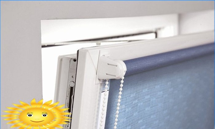 Roller blinds for plastic windows. Selection and installation