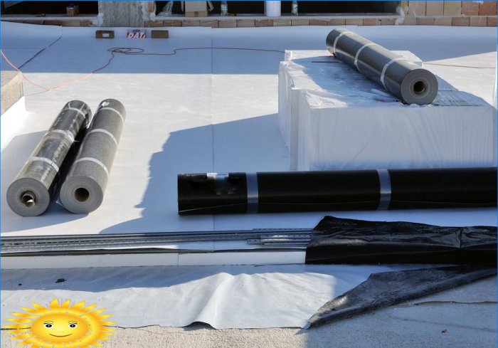 Roof waterproofing: materials