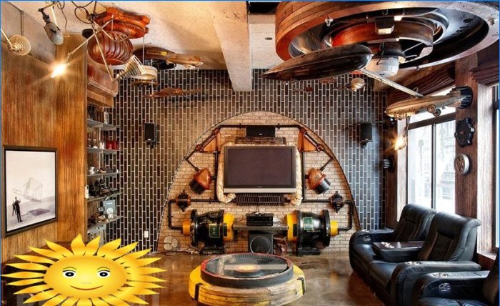 Steampunk in the interior: catchiness and originality
