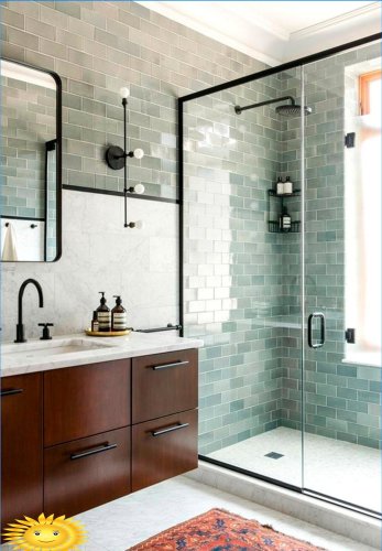 Subway tiles in the interior: features and examples
