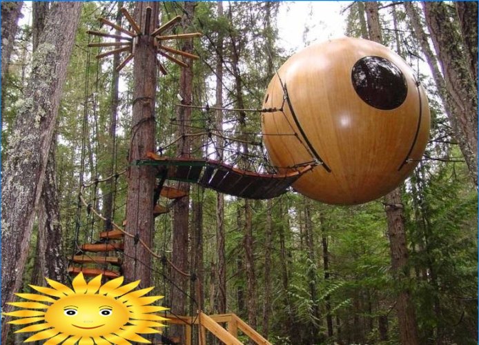 The best tree houses for children: photos and ideas