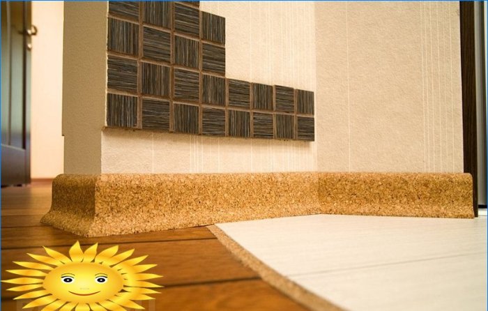 Tile and laminate joint - liquid cork or sill