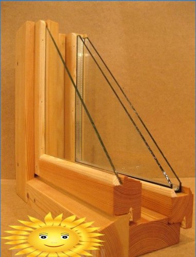 Solid wood Norwegian window