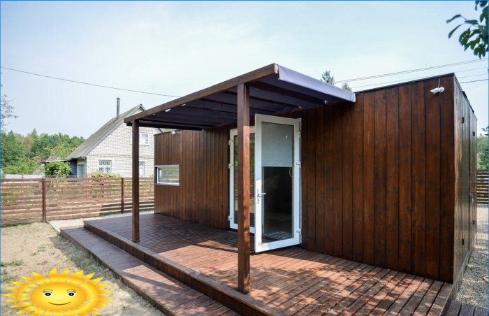 Small container house