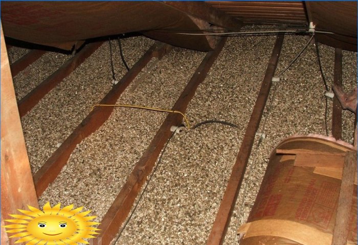 Vermiculite for attic insulation