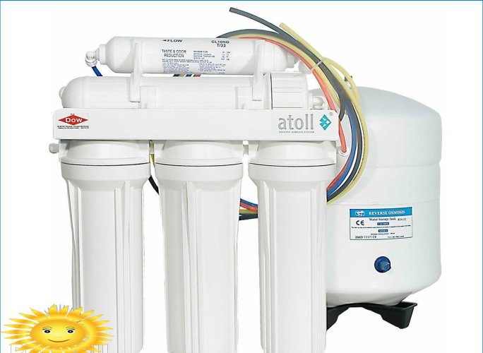 Water filtration systems for a private house