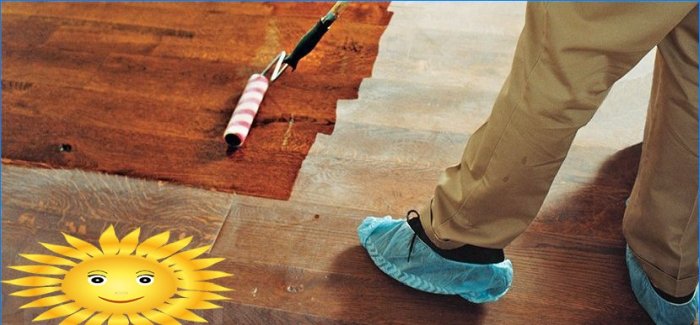 Oil impregnation of wood floor