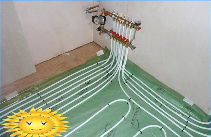 What pipes to choose for a warm floor