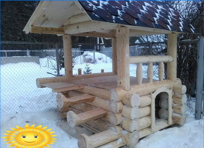 Winter dog house