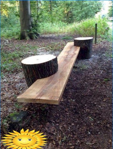 DIY garden benches