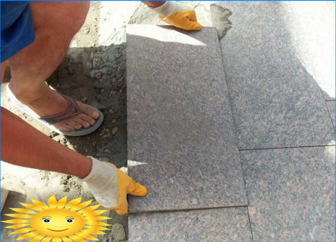 Do-it-yourself granite floor