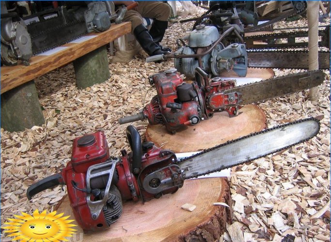Various chainsaws