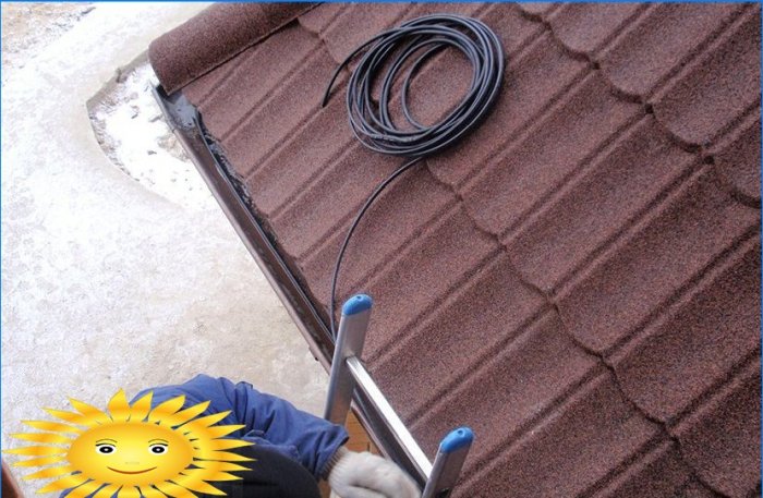 Heating drains and roofs: DIY anti-icing systems