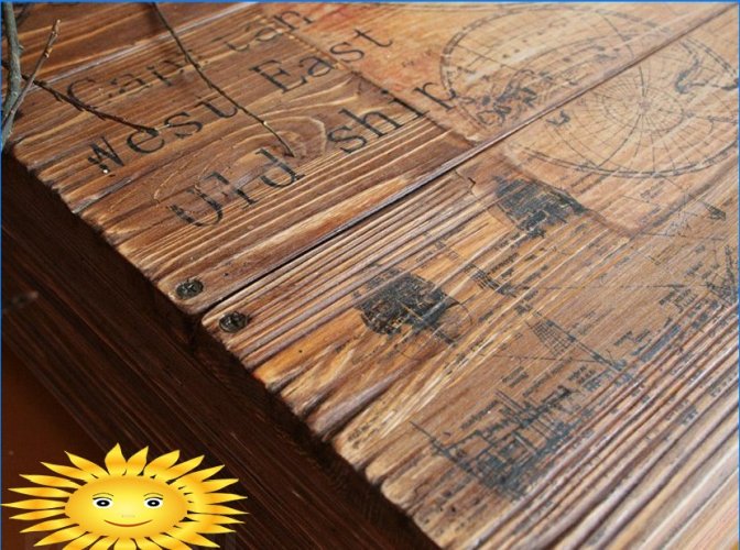 How to age wooden furniture with your own hands