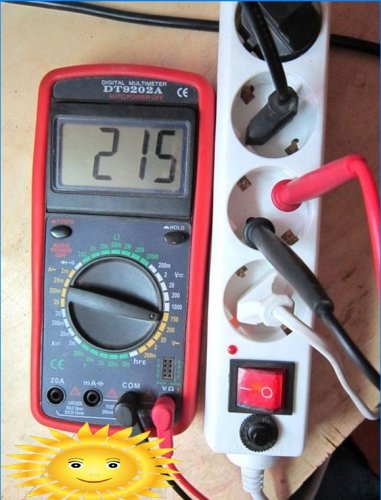 Mains voltage measurement