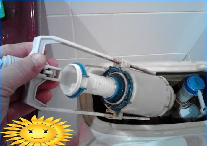 How to fix a toilet cistern yourself. detailed instructions