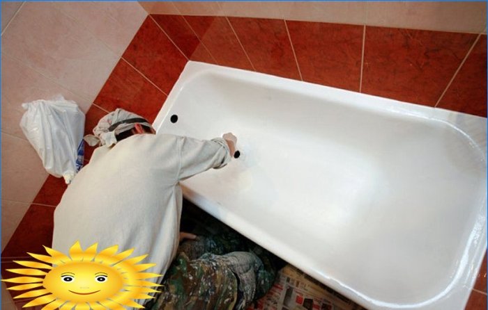 How to restore the enamel of an old bathtub with your own hands
