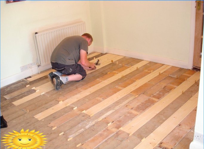 Laying new flooring on the old one in questions and answers
