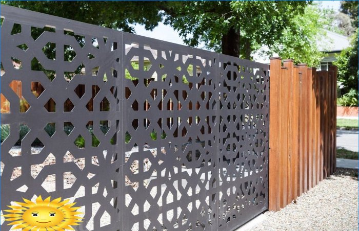 Modern options for fences