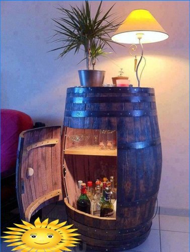 New life of an old wooden barrel