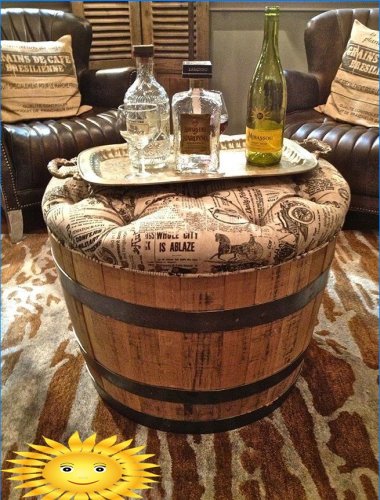 New life of an old wooden barrel