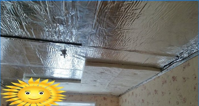 Noise insulation of the ceiling in the apartment under a stretch ceiling