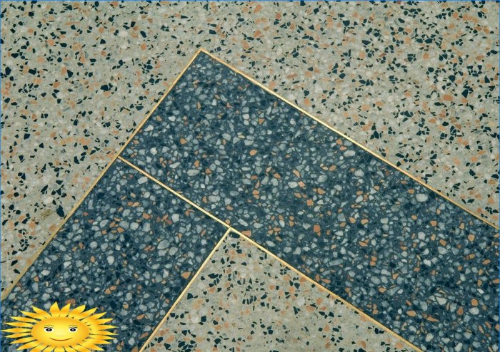 Terrazzo - an old technology in a & nbsp; modern interior