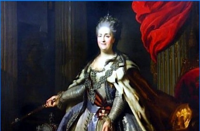 Ceremonial portrait of Empress Catherine II