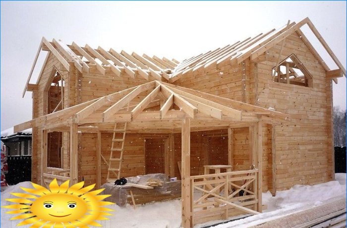 A house with your own hands: how to build correctly in winter