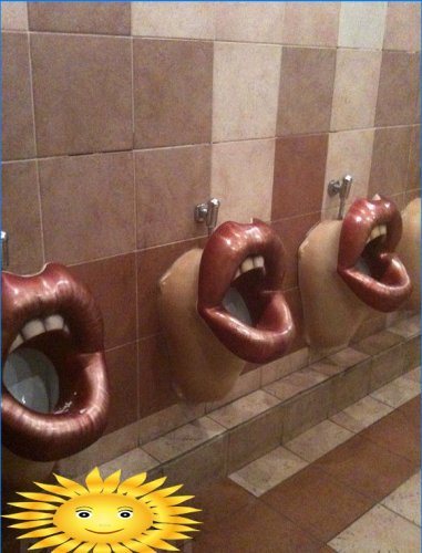A selection of plumbing with humor