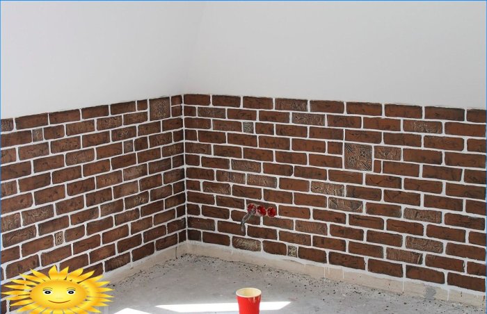 Brick walls: grouting or grouting brickwork