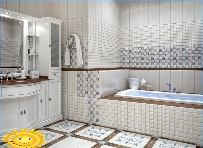 Choosing ceramic tiles: sizing for walls and floors