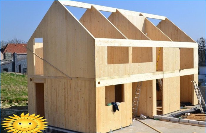 CLT panels for home construction