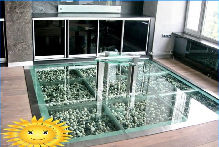 DIY glass floor