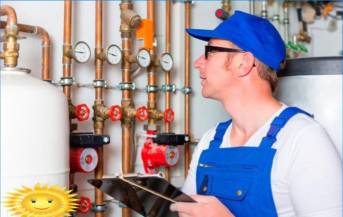 Do-it-yourself check and maintenance of heating systems of a private house