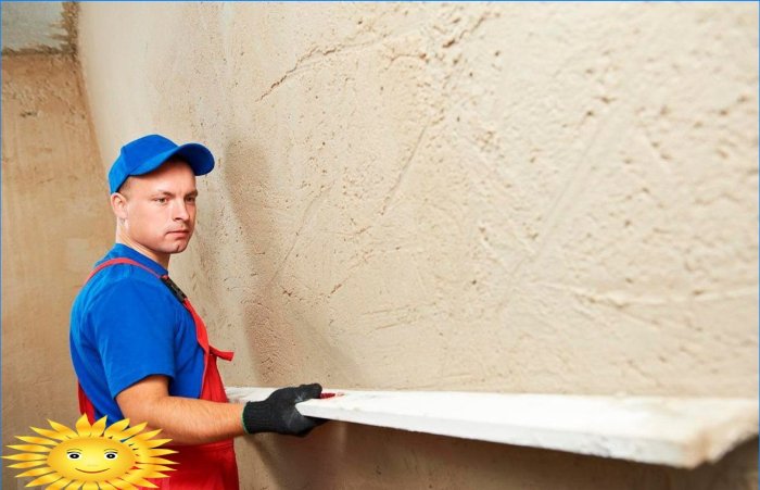 Do-it-yourself wall putty for wallpaper