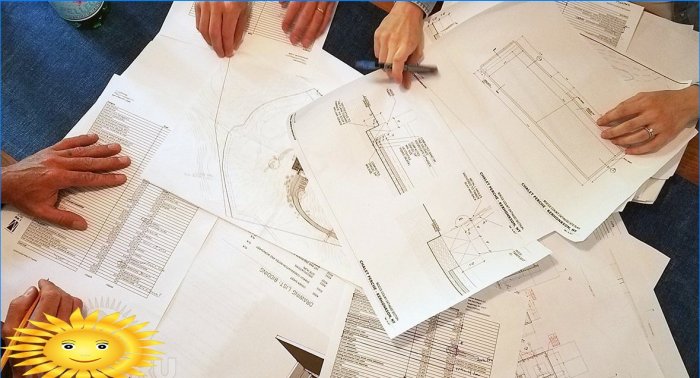 Documents for the development of a private house project