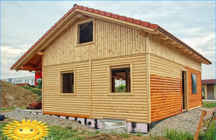 Ecohouse with minimal heating needs