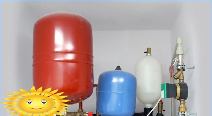 Expansion tank for home heating system